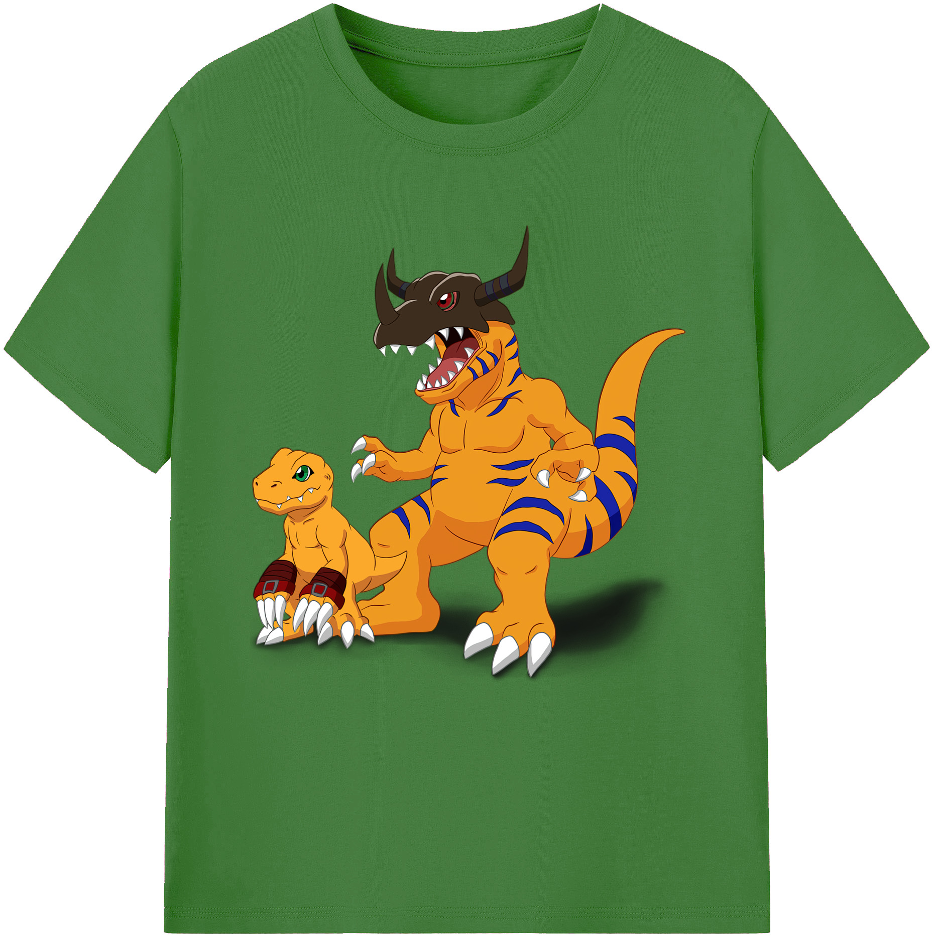（画像用） Digimon デジタルモンスター/デジモン レディースカジュアルプリントTシャツ（綿100％）